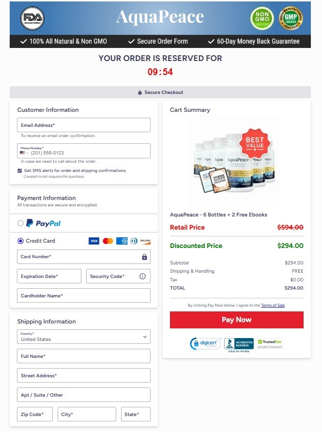 AquaPeace safe payment